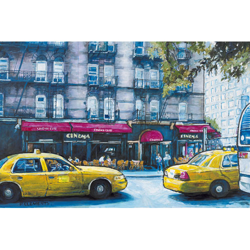 Cinema Cafe, New York Giclee print