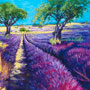 Lavendar Fields and Trees II