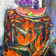 Still Life with Bird of Paradise